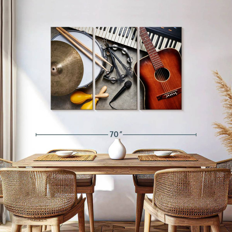 Abarca Musical Instruments Medley, 36" H x 57" W