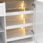 Armoire de garde-manger l 63 po avec huche arquée