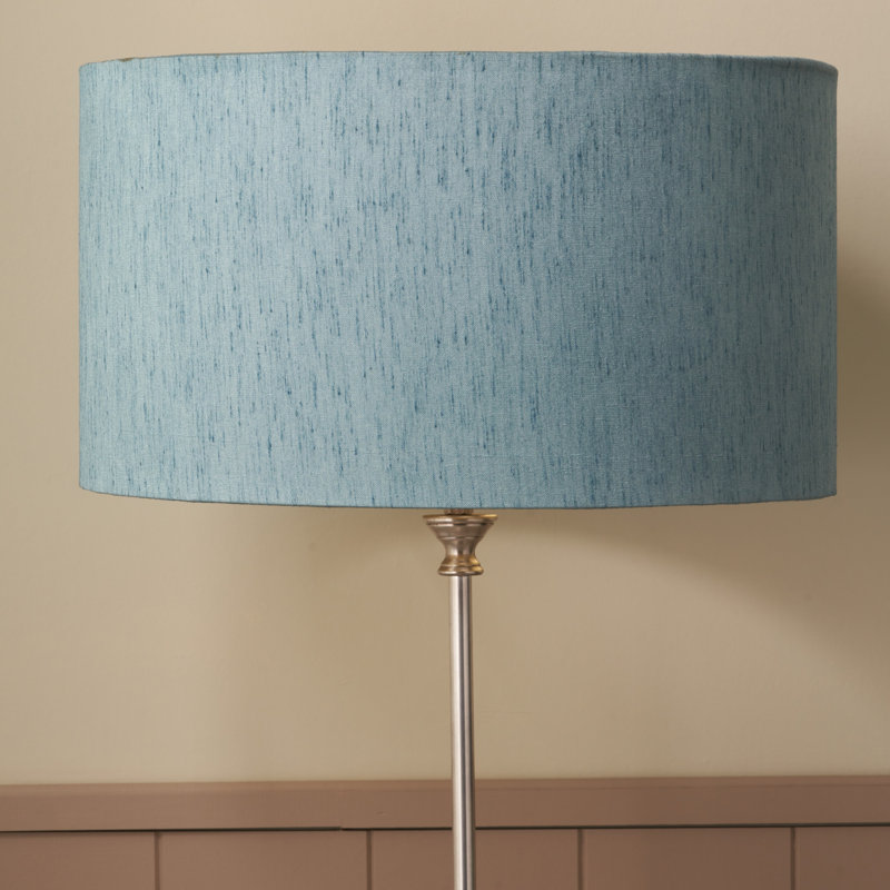Drum Lamp Shade ( Uno ), 25cm H x 45cm W x 45cm D, Blue