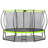 New Design 14FT Trampoline For Kids With Upgraded Arc Composite Pole And Safety Enclosure Net, Ladder And 8 Wind Stakes, Round Outdoor Recreational Playset Balanced Physical Training Trampoline