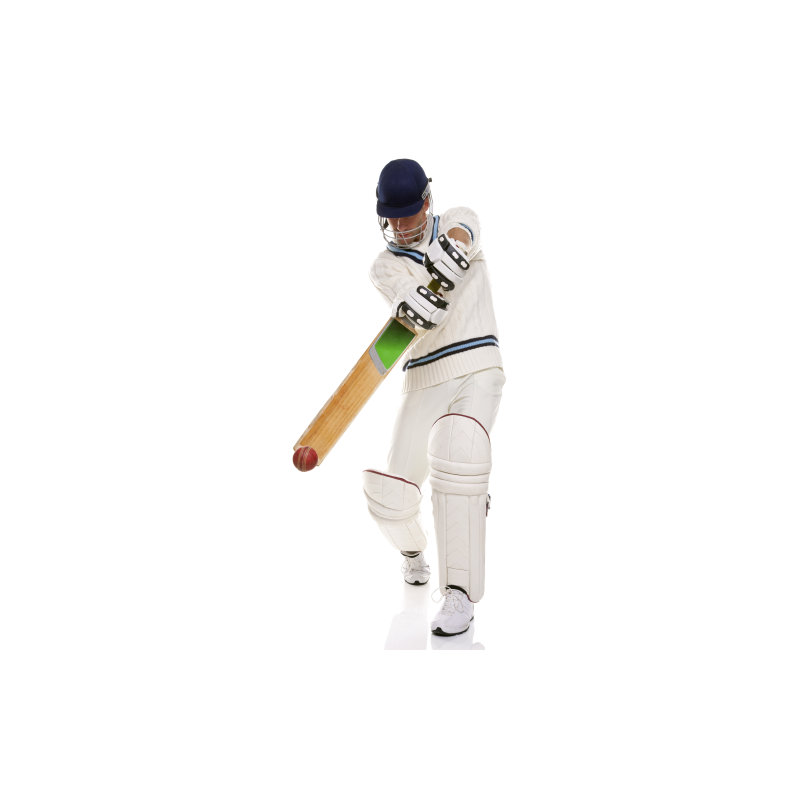 SC2612 Joueur de cricket en carton découpé debout