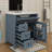 30-Inch Independent Bathroom Vanity With Sink, 3 Left-Side Drawers, Right Cabinet With Adjustable Shelves-607184272