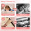 Lit de plancher en tissu d'ameublement en velours doux avec rails de sécurité et tête de lit rose-1380668687