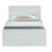 Ragna Twin Bed in White