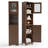 Natyra 67.1'' H Freestanding Tall Bathroom Linen Cabinet with 2 Doors-2130834336