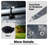 Carport Replacement Canopy Cover, Waterproof & UV Protected Tarp With  Elastic Buckles Suit For Garage Shelter, Frame Is Not Included-124386606-124386604