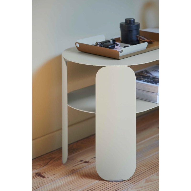 Alto Steel Decorative Tray, Clay Gray