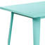 Table rectangulaire en métal pour l'intérieur et l'extérieur 31,5 po x 63 po Eure - table industrielle-29183141