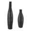Ensemble de 2 vases noirs superposés Uttermost