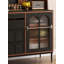 Armoire de rangement rétro en peuplier