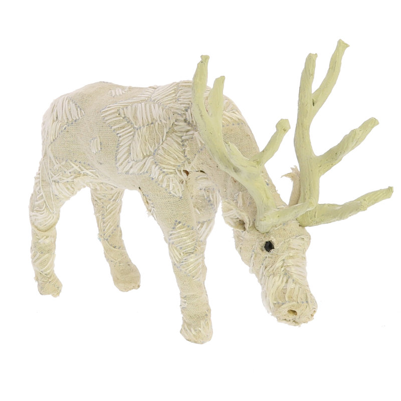 Christmas Figurines & Collectibles, 7" H x 8" W x 3" D, White