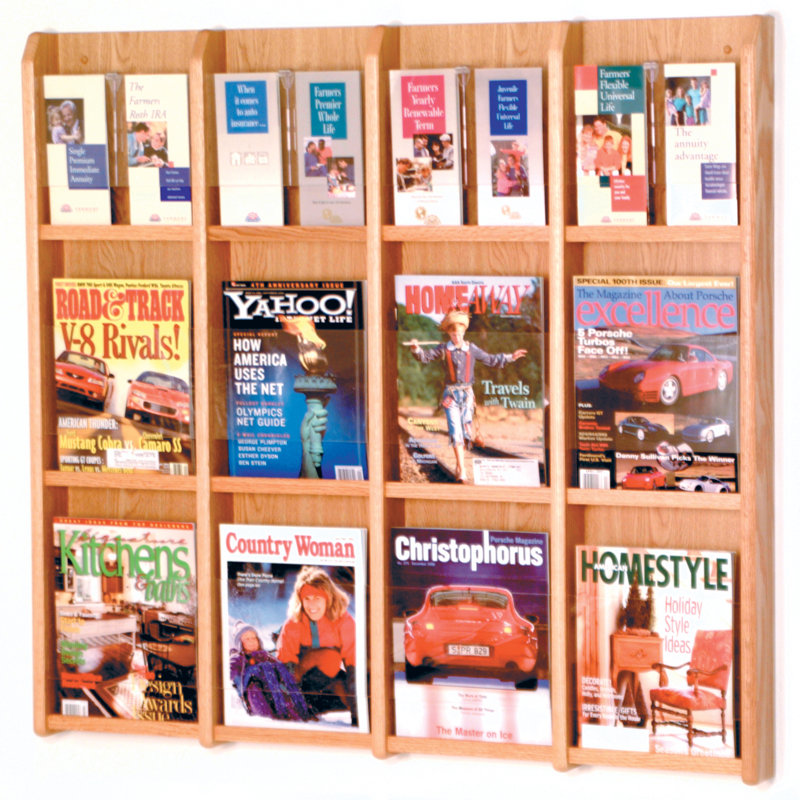 Casas Magazine Rack, Light Oak
