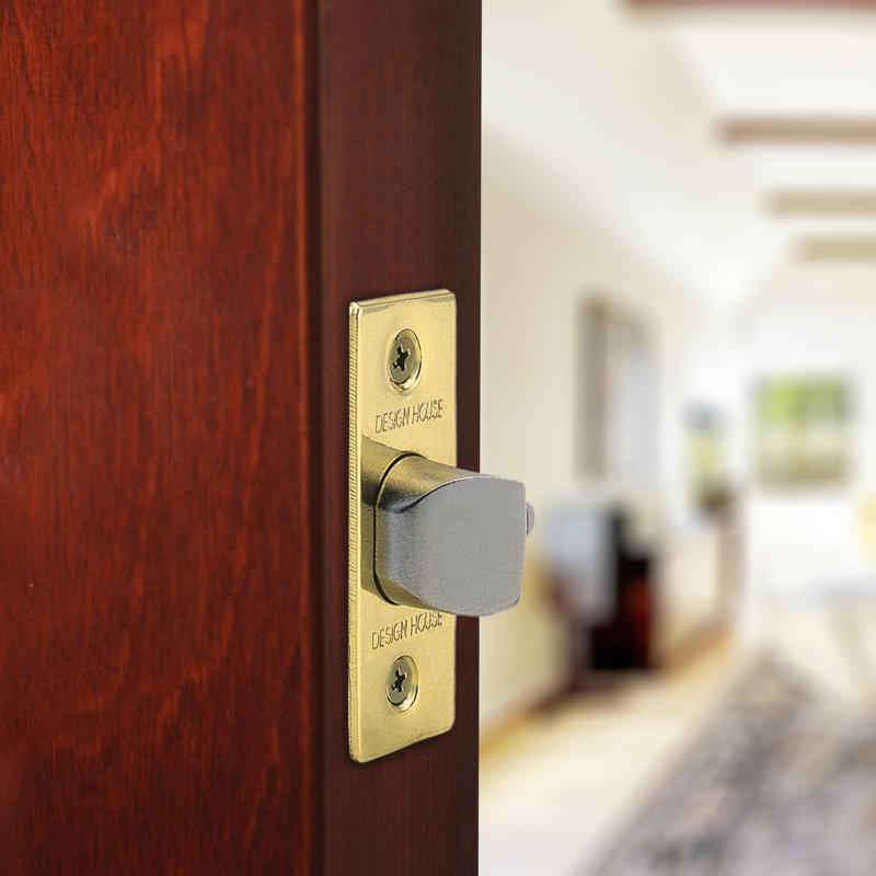 6-Way Replacement Entry Latch, 2-Way Latch, Satin Nickel