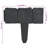 Baghdo 8.9" H x 9.8" W Gray Composite Lawn Edging