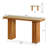 62.9 Inch Bar Table Wood Counter Height Pub Table