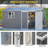 12x10 FT Outdoor Storage Shed
