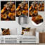 «Yellow Autumn Monkey Palette» - Art mural en métal avec un singe-101155241