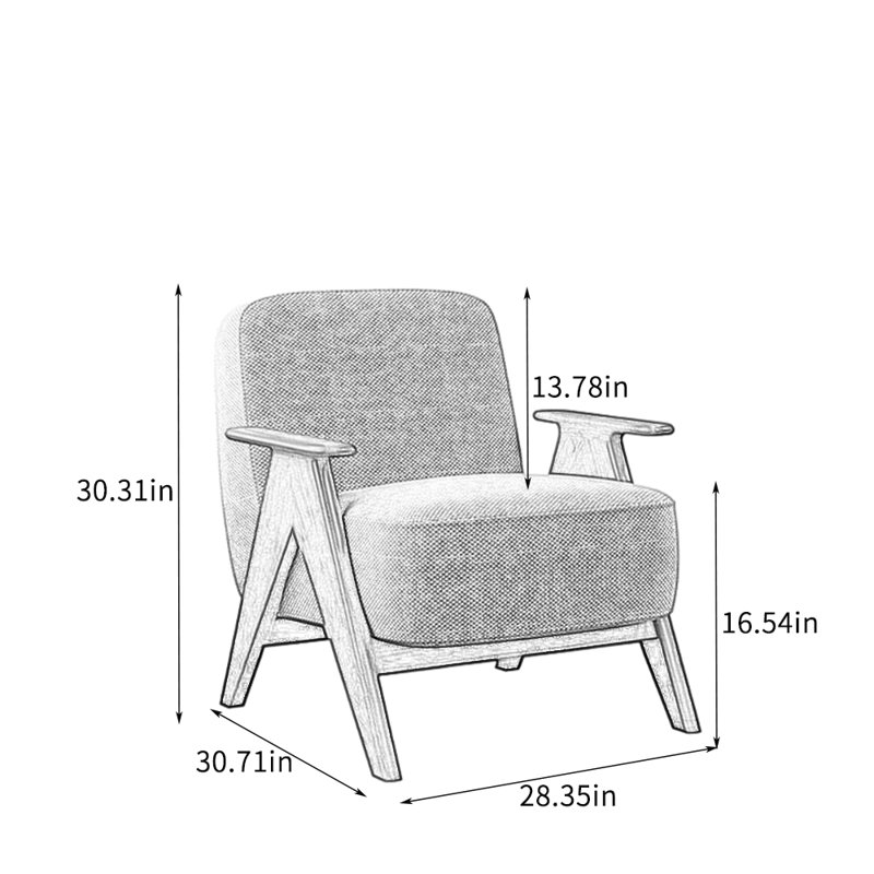 Fauteuil de loisirs rétro pour se détendre., Brun/jaune