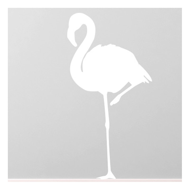Animals Wall Decal, Medium, White