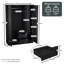 Taniesha 4 Piece Bedroom Set (2 Drawer Bedside Chest X2, 5 Drawer Chest, 3 Door 2 Drawer Wardrobe), (100% FSC)-770179442