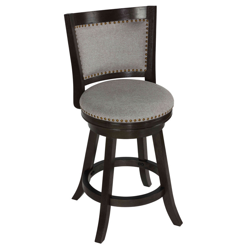 Tabouret de bar et de comptoir pivotant Hedia, Tabouret de comptoir (assise à une hauteur de 25,
