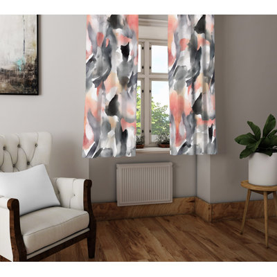 Semi Sheer Curtain Pair
