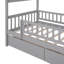 Lit simple en bois avec deux tiroirs-1173772100