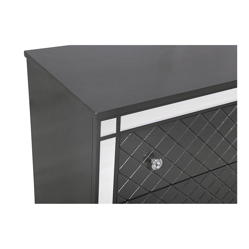 Refino - Commode - Gris, Gris foncé