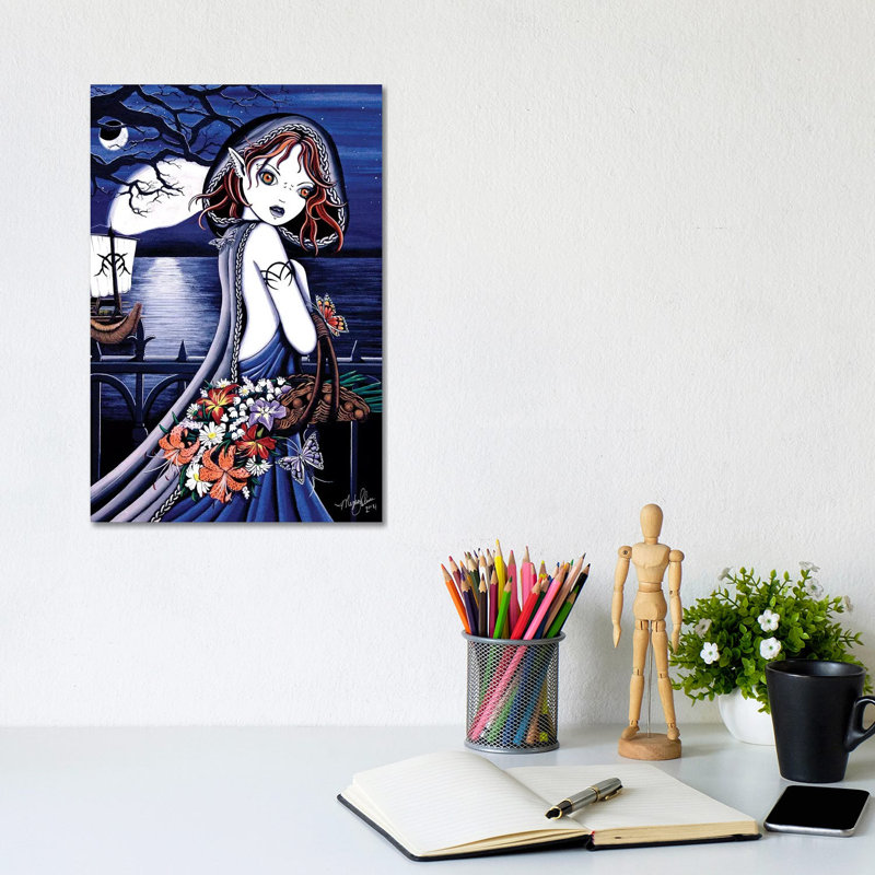 Persephone 1 Piece Wrapped Canvas Wall Art, 20.32 cm H x 30.48 cm W