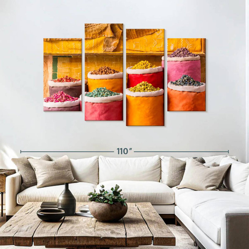 Yarlin Marrakesh Spice Souk, 54" H x 84" W