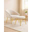 72cm Wide Velvet Footstool Ottoman-512066930