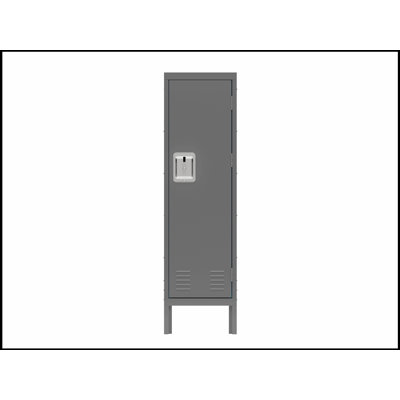 Retro Style 1 Door Tall Single Metal Locker-Industrial Furniture for Efficient Storage and Durable Use