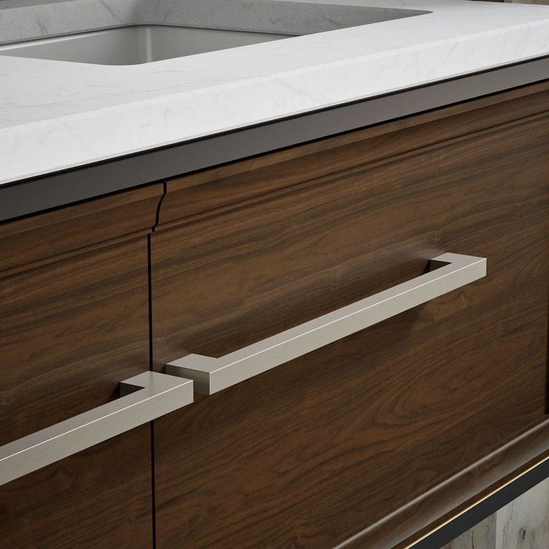 Lodern 61" Single Bathroom Vanity Set, Slate Gray
