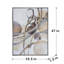 Rectangle aquarelle abstraite, peinture à l'huile