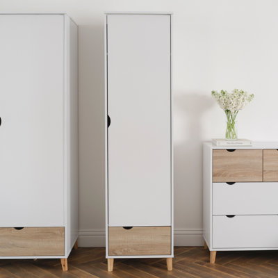 STOCKHOLM 1 DOOR SINGLE WARDROBE