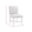Chaise d'appoint grise Spady