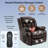 Naela Leather Recliner, Dual Motors, Heat and Massage, Lift for Eldery-2074849216