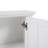 Samir 20.9'' W Modern White Bathroom Cabinet with Door