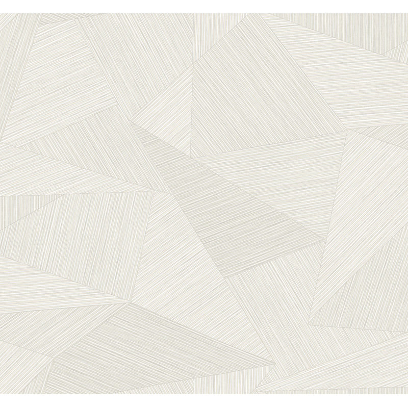 Papier peint formes géométriques Beathe, Crème