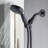 5 Mode Adjustable Settings Handheld Shower Head With Hose High Pressure Shower Heads-124944807