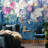 Botanical Cascade In Sapphire Living-1173836923