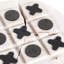 Wesson Tic Tac Toe in Ivory/Speckled Gray