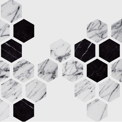 Rouleau géométrique hexagonal