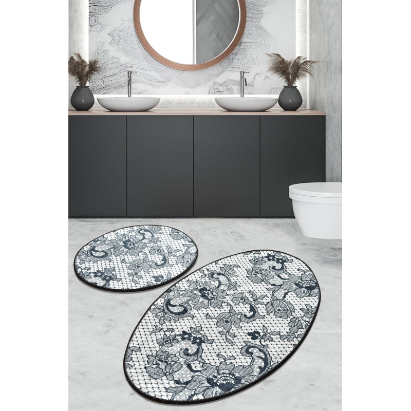 Ensemble de 2 tapis de bain