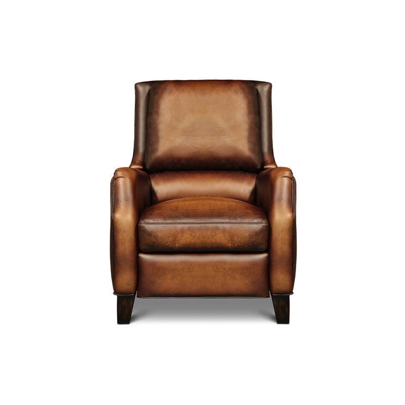 Savoy Leather Armchair, Sangria (La Royale), Ash Honey