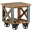 Tangerine Wheel End Table