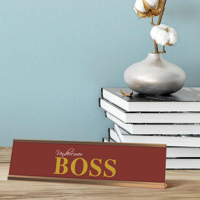 Enseigne de bureau sous couverture