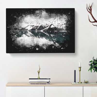 Lake Reflection In Italy - Wrapped Canvas