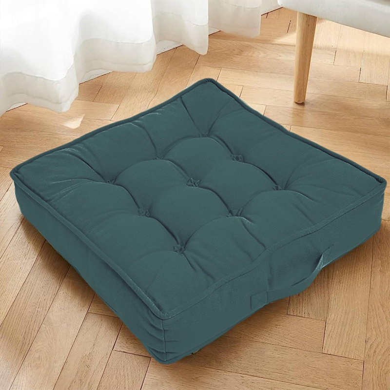 Domaingue Garden Seat Cushion, Jade Green