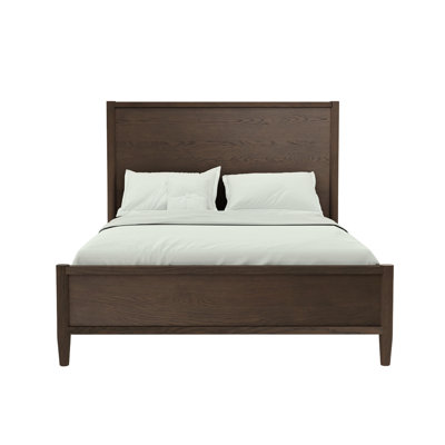 Reece Solid Wood Panel Bed